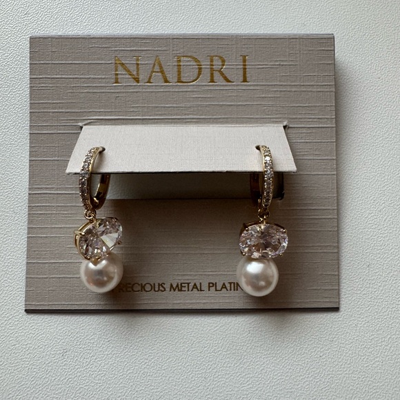 Nadri Nat Beauty Drop Earrings - Picture 2 of 2